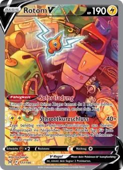 Pokémon-Karte Rotom V 177/196