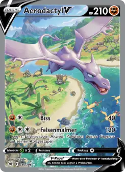 Pokémon-Karte Aerodactyl V 180/196