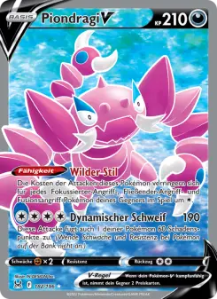 Pokémon-Karte Piondragi V 182/196
