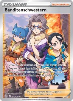 Pokémon-Karte Banditenschwestern 194/196