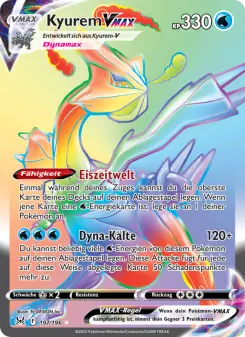 Pokémon-Karte Kyurem VMAX 197/196