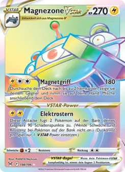 Pokémon-Karte Magnezone VSTAR 198/196