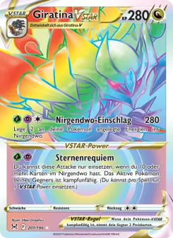 Pokémon-Karte Giratina VSTAR 201/196