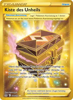 Pokémon-Karte Kiste des Unheils 214/196