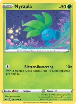 Pokémon-Karte Myrapla 001/159