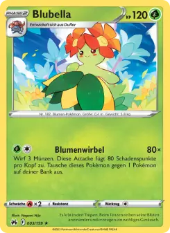 Pokémon-Karte Blubella 003/159