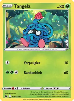Pokémon-Karte Tangela 004/159