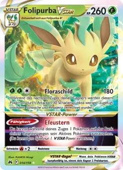 Pokémon-Karte Folipurba VSTAR 014/159