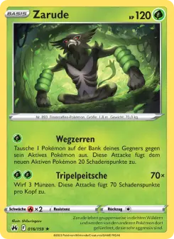 Pokémon-Karte Zarude 016/159