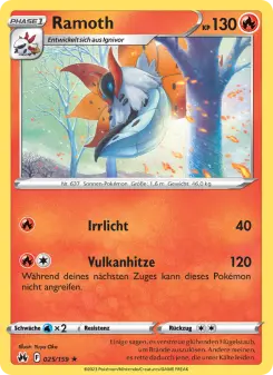 Pokémon-Karte Ramoth 025/159
