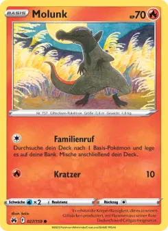 Pokémon-Karte Molunk 027/159
