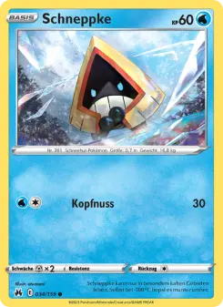 Pokémon-Karte Schneppke 034/159