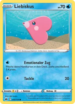 Pokémon-Karte Liebiskus 035/159