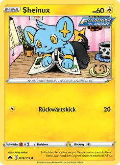 Pokémon-Karte Sheinux 039/159