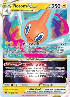 Pokémon-Karte Rotom VSTAR 046/159