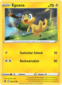 Pokémon-Karte Eguana 049/159