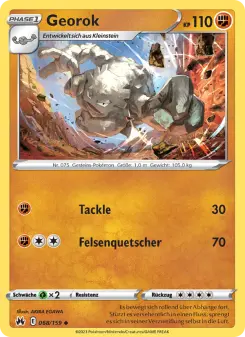 Pokémon-Karte Georok 068/159