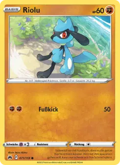 Pokémon-Karte Riolu 071/159