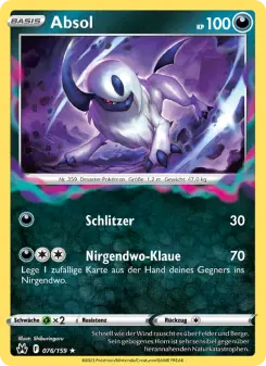 Pokémon-Karte Absol 076/159