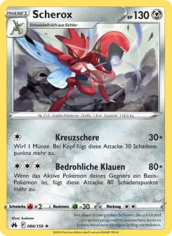 Pokémon-Karte Scherox 086/159