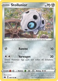 Pokémon-Karte Stollunior 087/159
