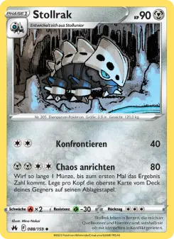 Pokémon-Karte Stollrak 088/159