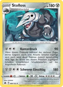 Pokémon-Karte Stolloss 089/159