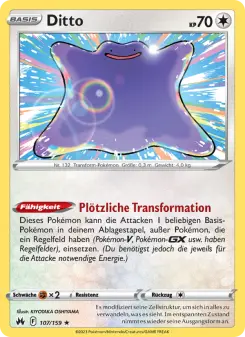 Pokémon-Karte Ditto 107/159