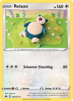 Pokémon-Karte Relaxo 109/159