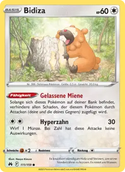 Pokémon-Karte Bidiza 111/159