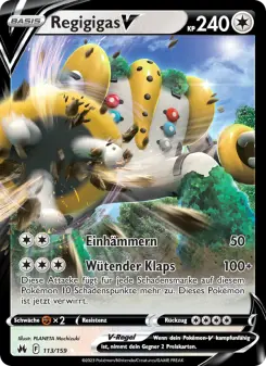 Pokémon-Karte Regigigas V 113/159
