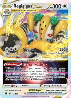 Pokémon-Karte Regigigas VSTAR 114/159