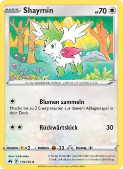 Pokémon-Karte Shaymin 115/159