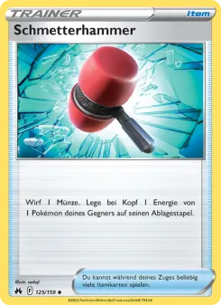 Pokémon-Karte Schmetterhammer 125/159