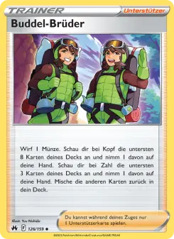 Pokémon-Karte Buddel-Brüder 126/159