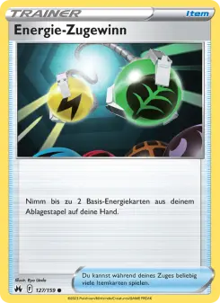 Pokémon-Karte Energie-Zugewinn 127/159