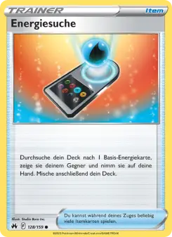 Pokémon-Karte Energiesuche 128/159