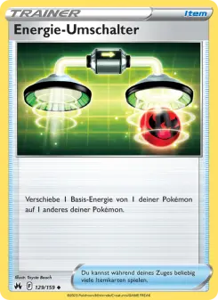 Pokémon-Karte Energie-Umschalter 129/159