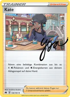 Pokémon-Karte Kate 136/159