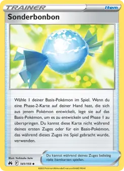 Pokémon-Karte Sonderbonbon 141/159