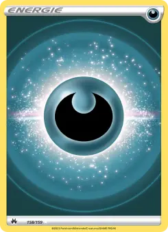 Pokémon-Karte Finsternis-Energie 158/159