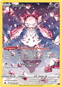 Pokémon-Karte Diancie GG13