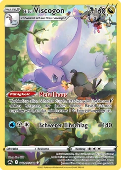 Pokémon-Karte Hisui Viscogon GG21