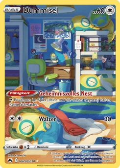 Pokémon-Karte Dummisel GG23