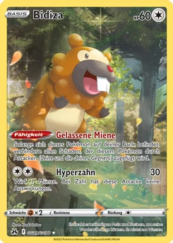 Pokémon-Karte Bidiza GG29