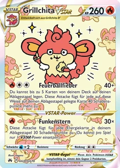 Pokémon-Karte Grillchita VSTAR GG37