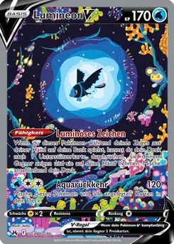 Pokémon-Karte Lumineon V GG39