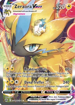 Pokémon-Karte Zeraora VMAX GG42