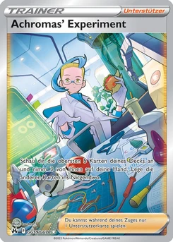 Pokémon-Karte Achromas' Experiment GG59