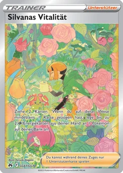 Pokémon-Karte Silvanas Vitalität GG61